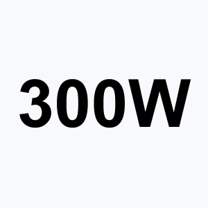 300W